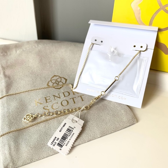 NWT Kendra Scott 14k plated mother pearl pendant - Picture 5 of 5